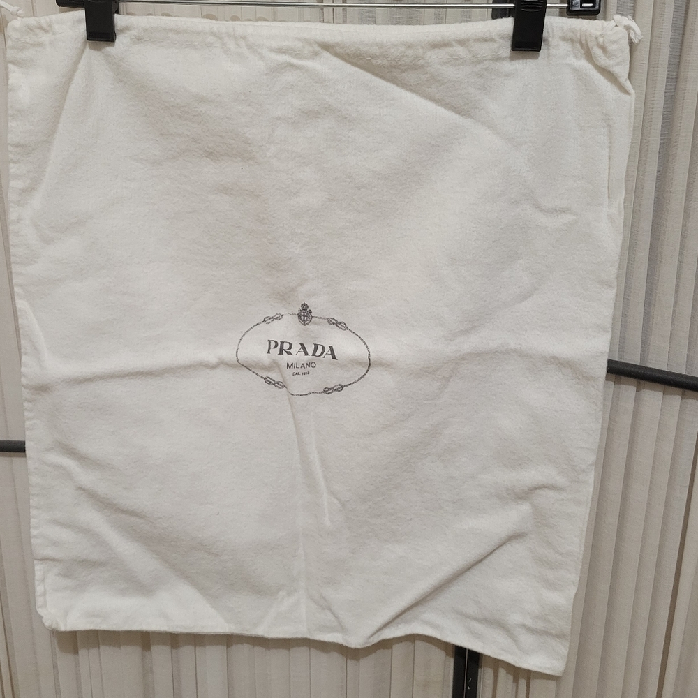 Prada  Large  white Dust Bag